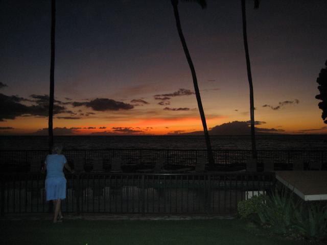 GB and Sunset in Maui