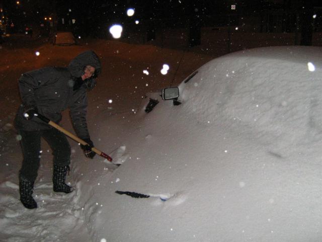 Yes, that's my car under all that snow